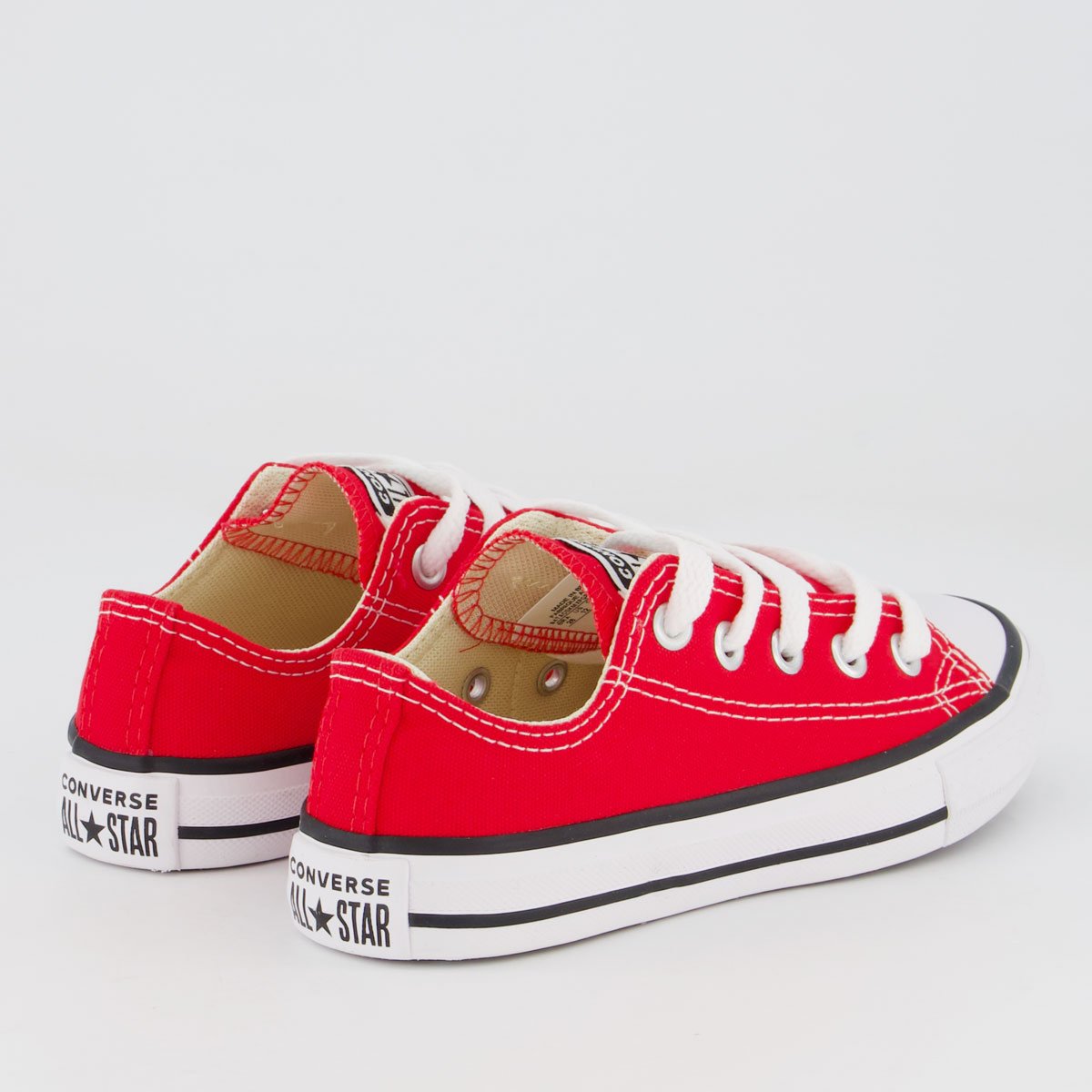 Tênis Converse All Star Chuck Taylor Juvenil Vermelho Vermelho 3
