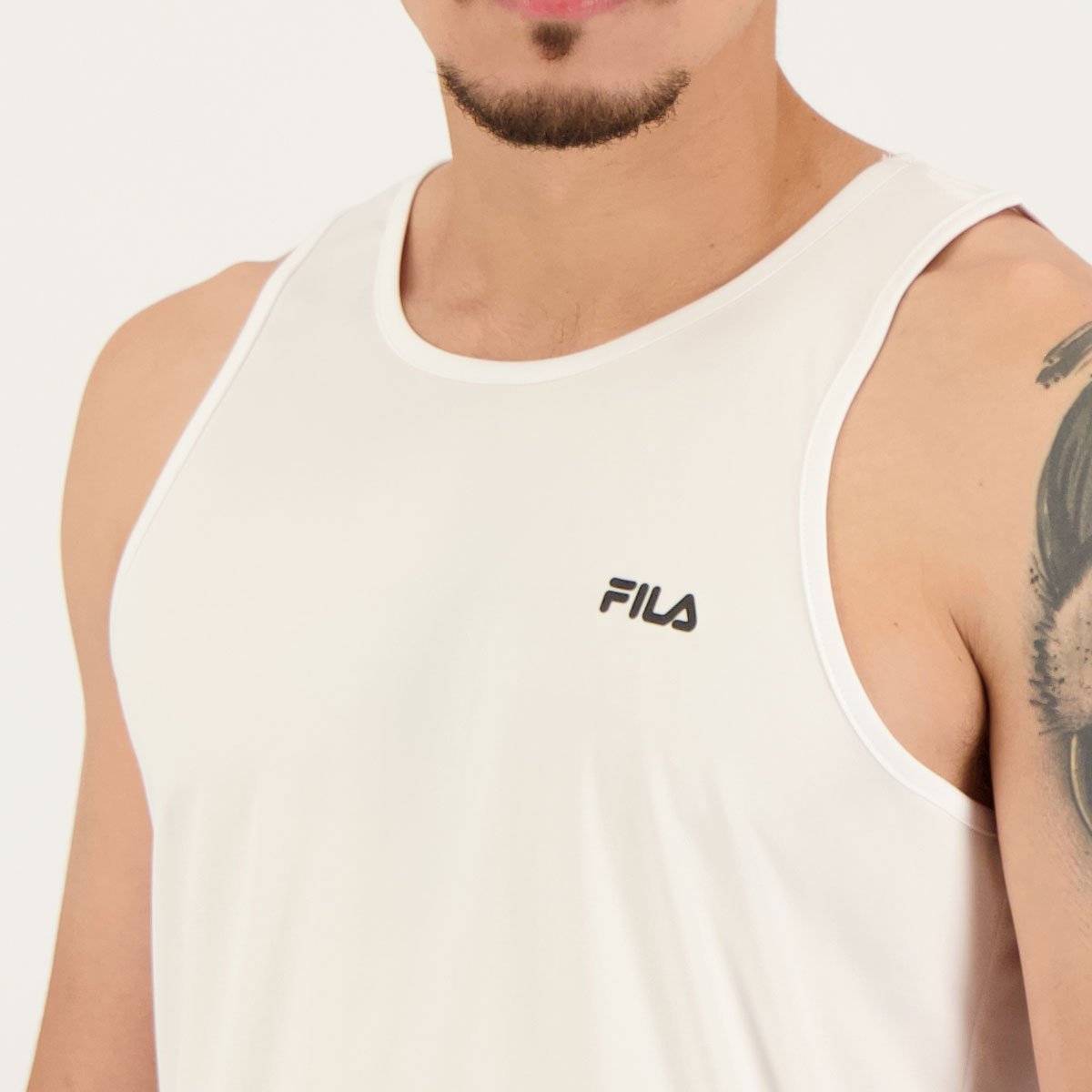 Regata Fila Basic Sports Polygin Branco Branco 4
