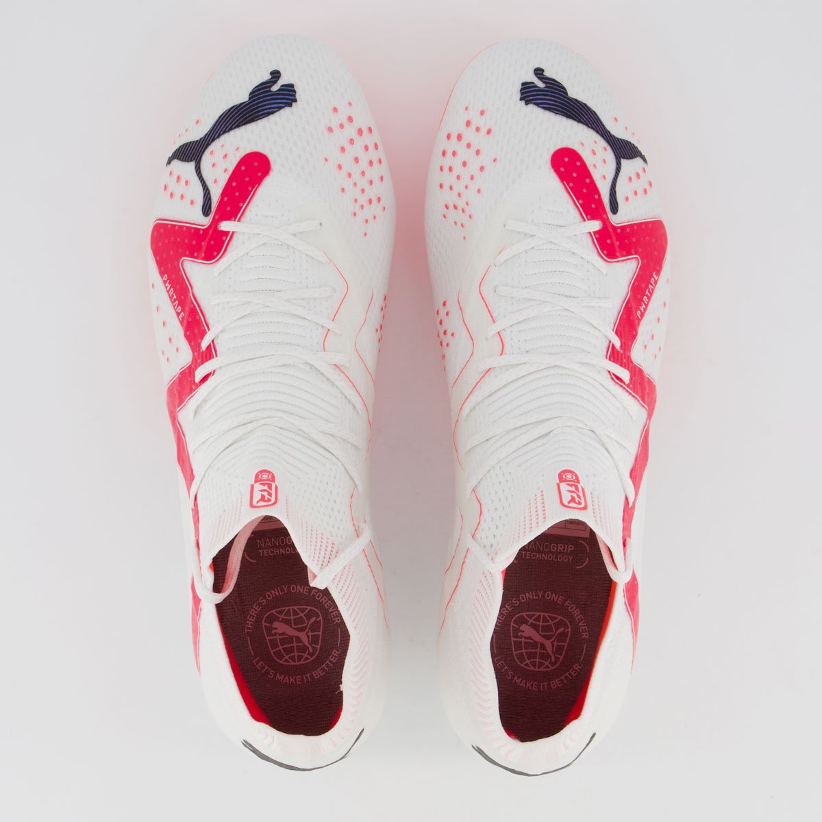 Chuteira Puma Future Ultimate FG/AG Campo Branca e Rosa Branco/Rosa 4