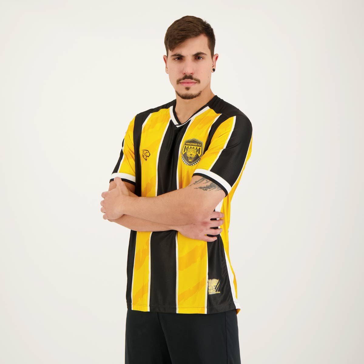 Camisa Onça Amazonas FC IV 2023 N°10 Amarelo Camisa Onça Amazonas FC IV 2023 N°10 Amarelo