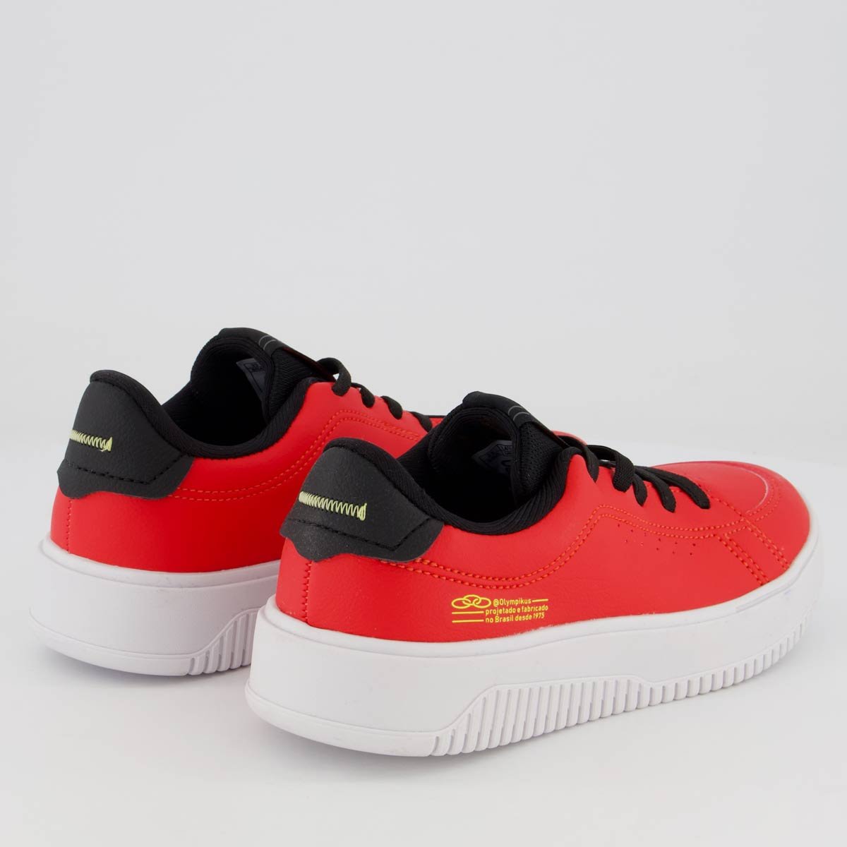 Tênis Olympikus Eros Juvenil Vermelho Vermelho 3