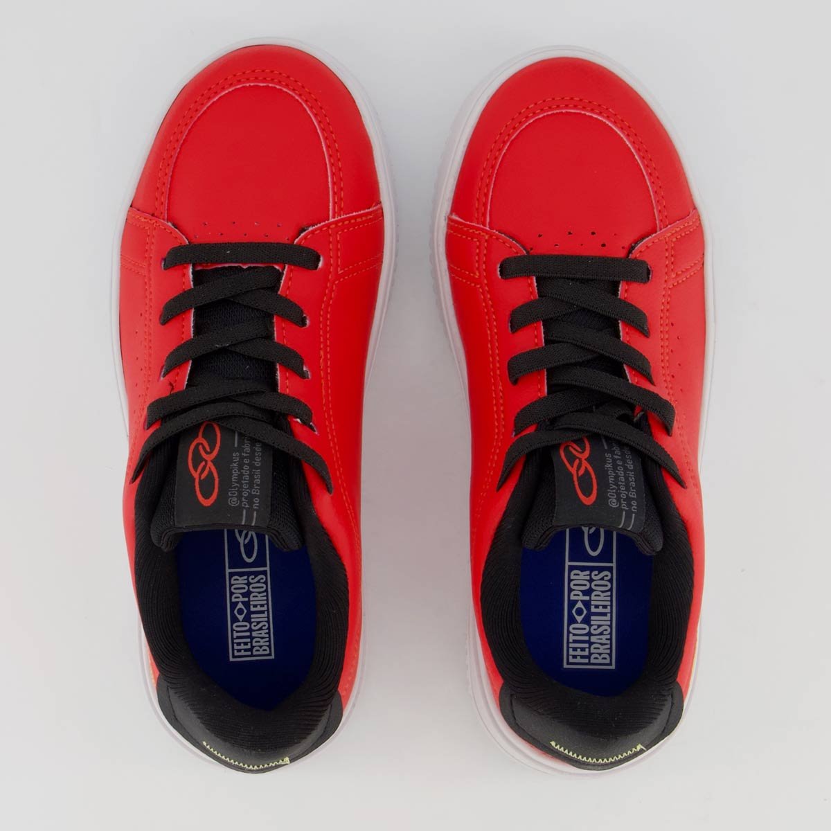 Tênis Olympikus Eros Juvenil Vermelho Vermelho 4