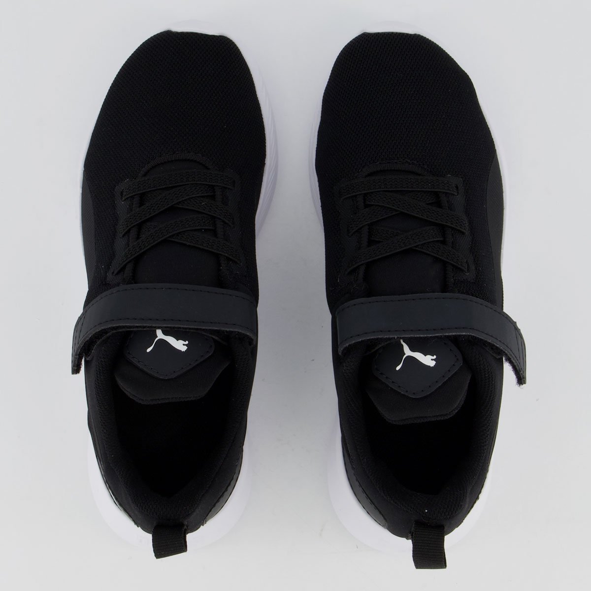 Tênis Puma Flyer Runner Mesh V PS BDP Infantil Preto Preto 4