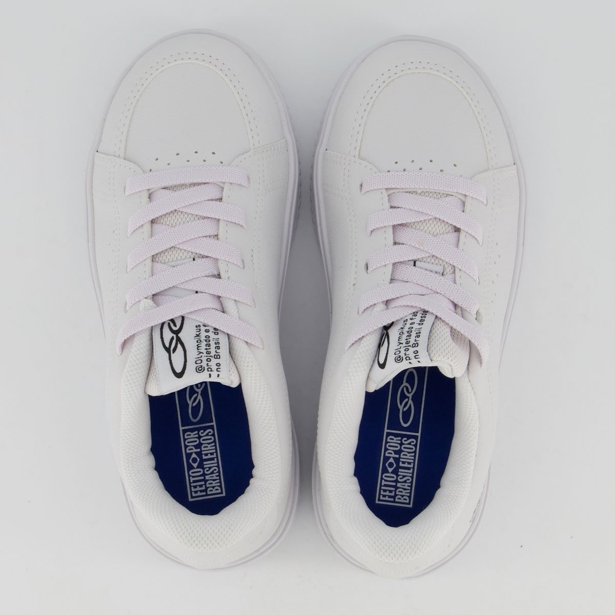 Tênis Olympikus Eros Juvenil Branco Branco 4