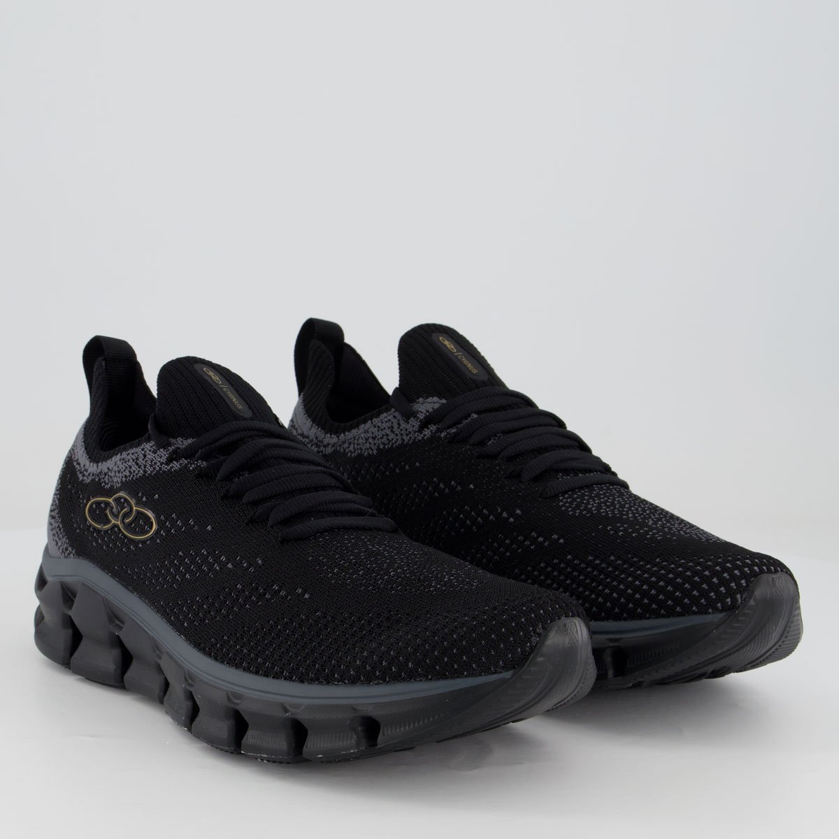 Tênis Olympikus Cygnus Preto e Cinza Preto 2