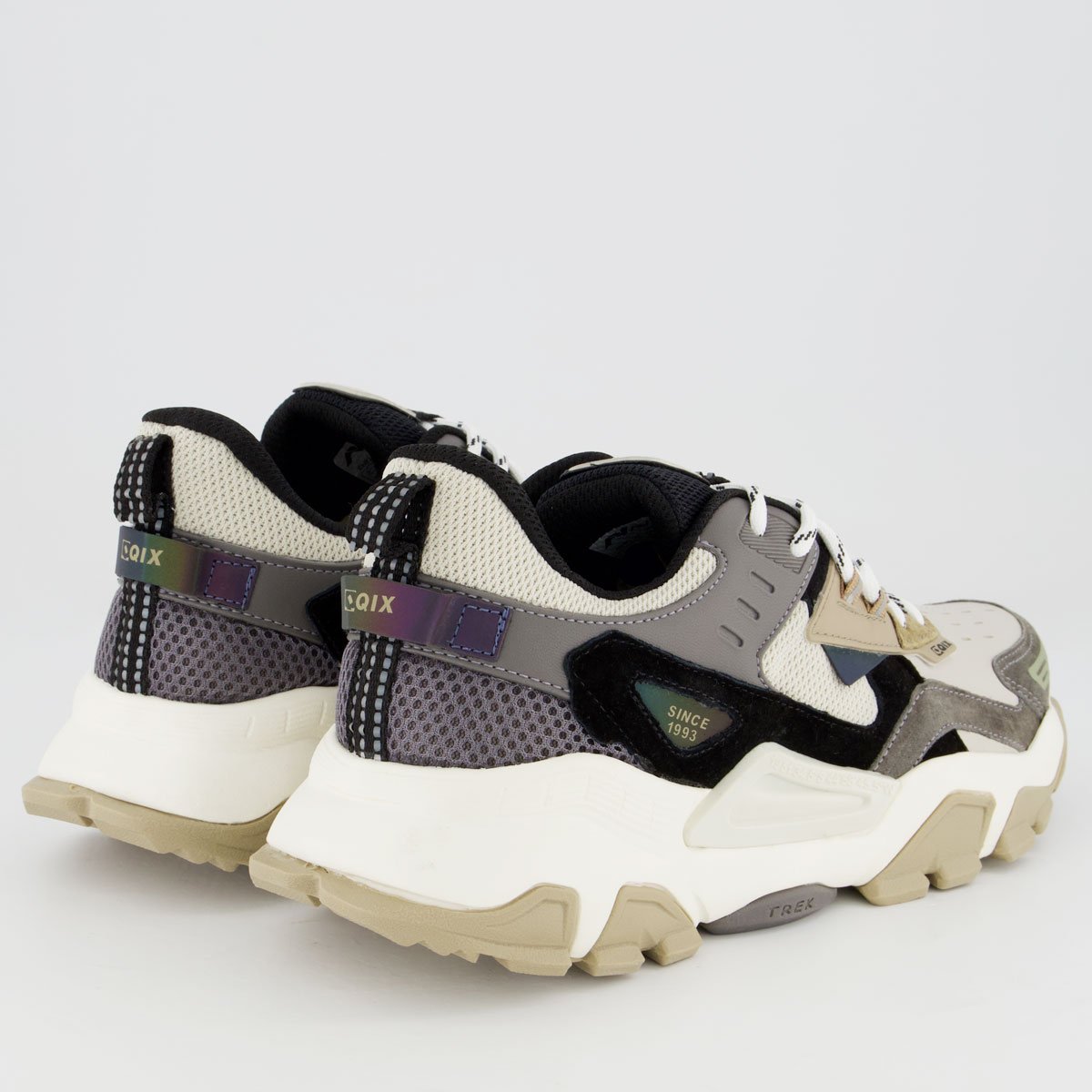 Tênis Qix Trek Reflexivo Esportivo Cinza Cinza 3