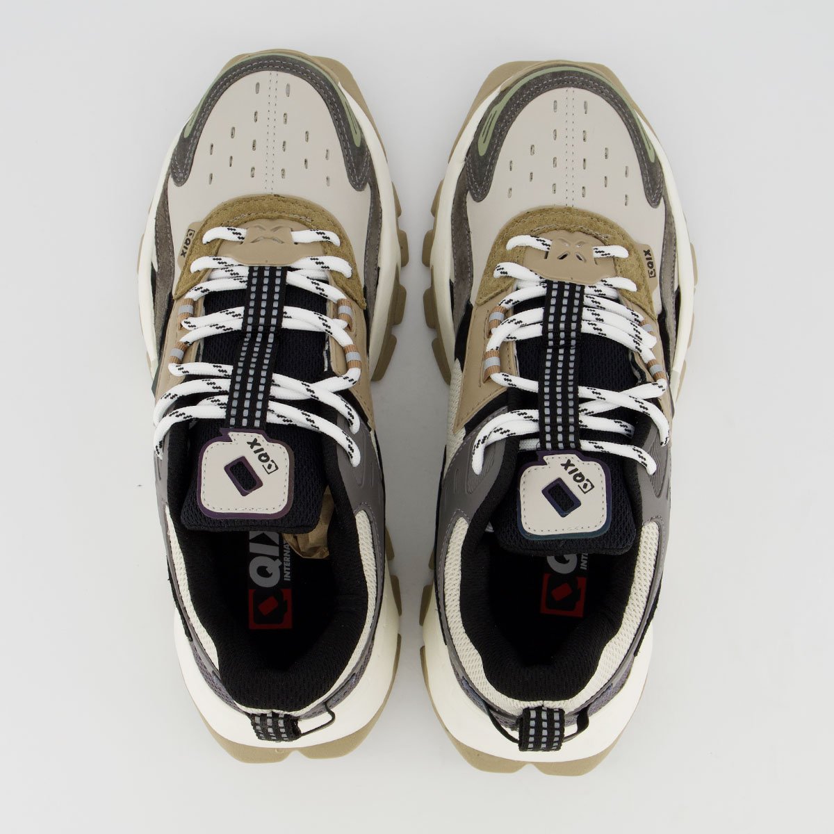 Tênis Qix Trek Reflexivo Esportivo Cinza Cinza 4