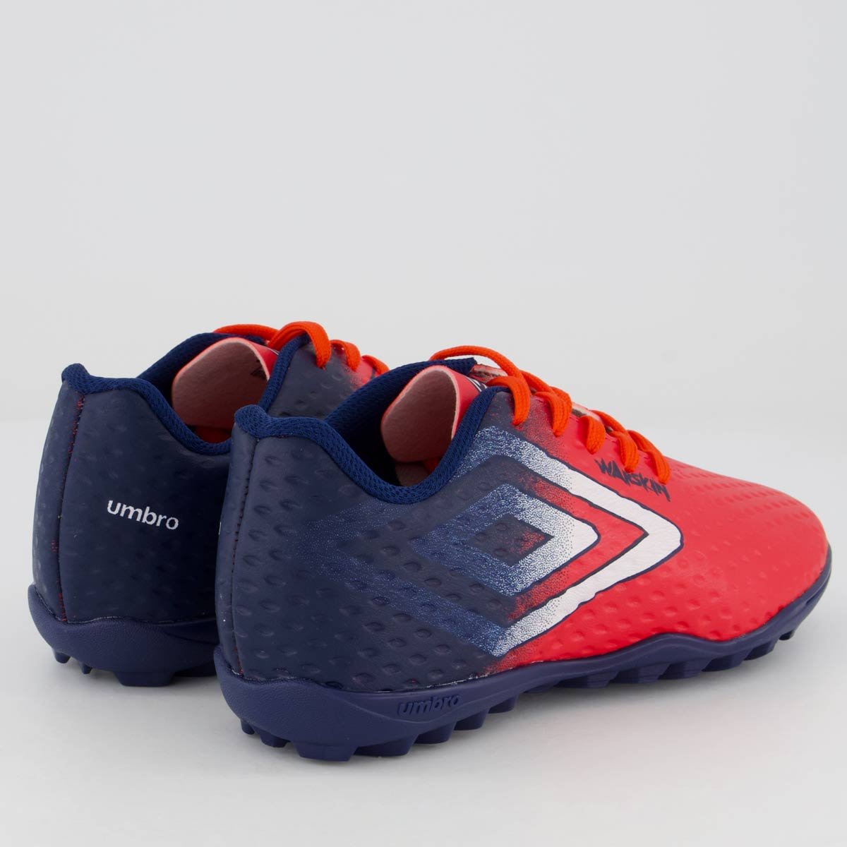 Chuteira Umbro Warskin Society Juvenil Vermelha Vermelho 3