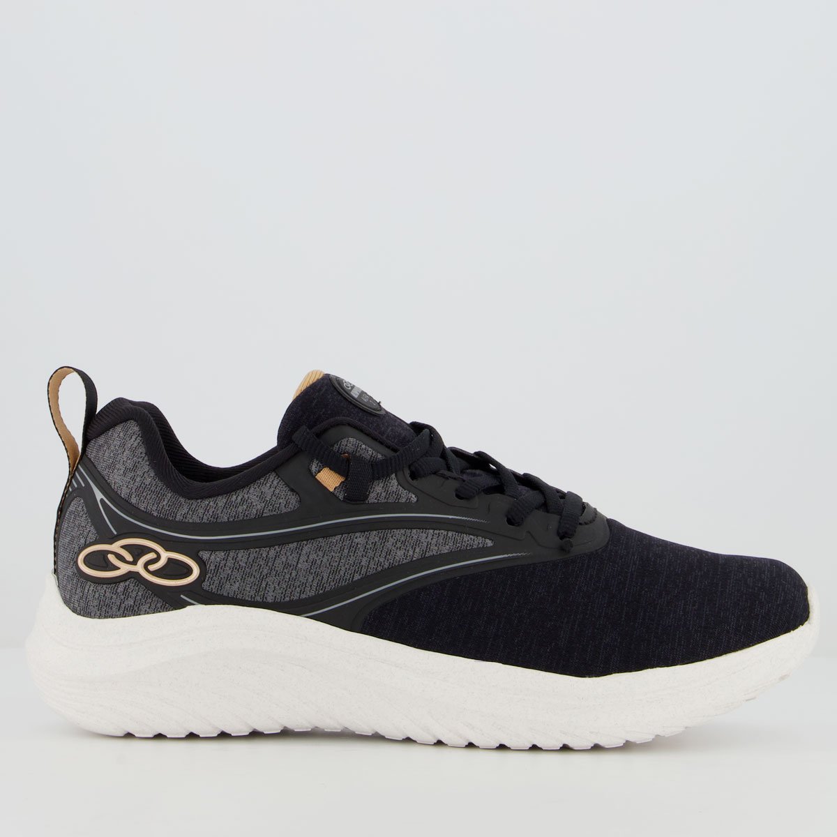 Tênis Olympikus Alfa 2 Feminino Preto Preto 1