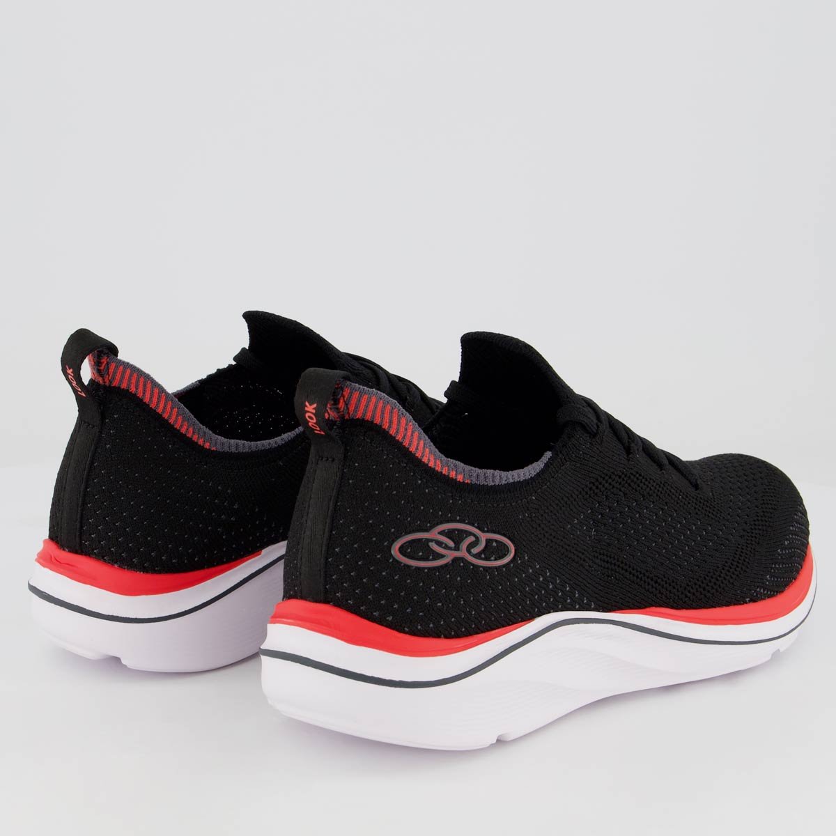 Tênis Olympikus Look Feminino Preto e Rosa 3