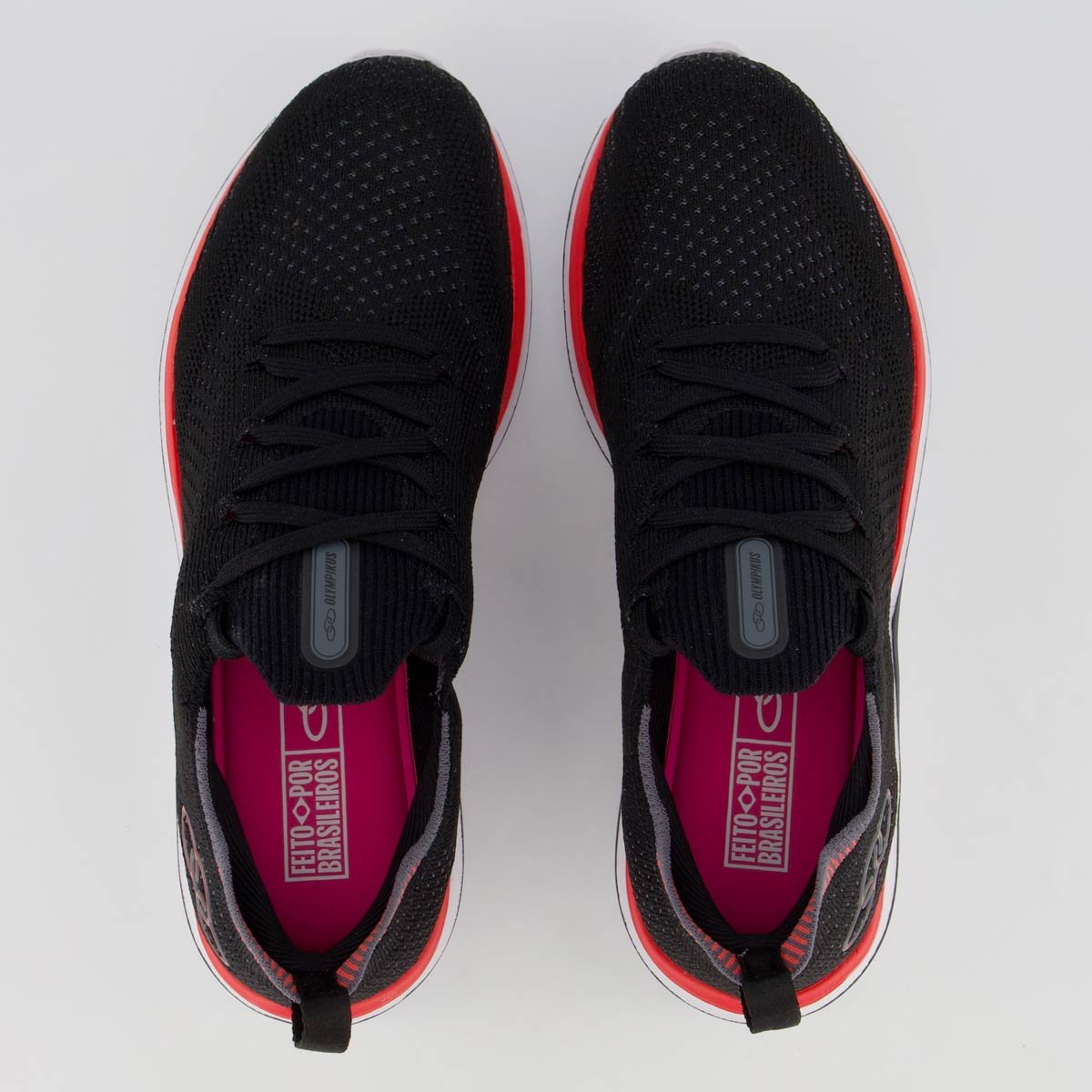 Tênis Olympikus Look Feminino Preto e Rosa 4