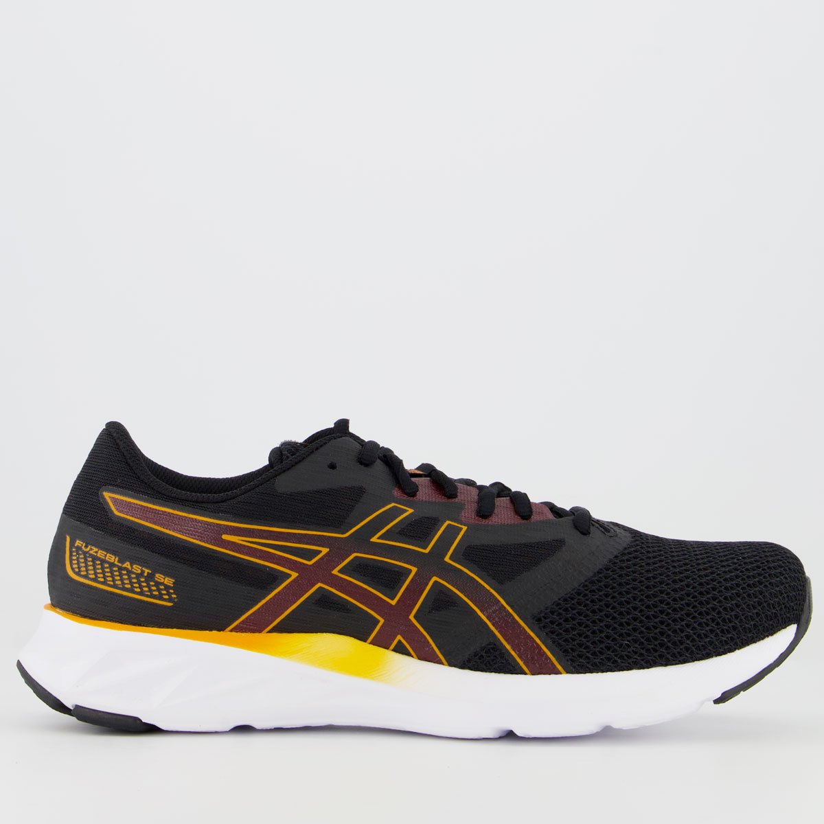 Tênis Asics Fuzeblast SE Preto e Laranja Preto 1