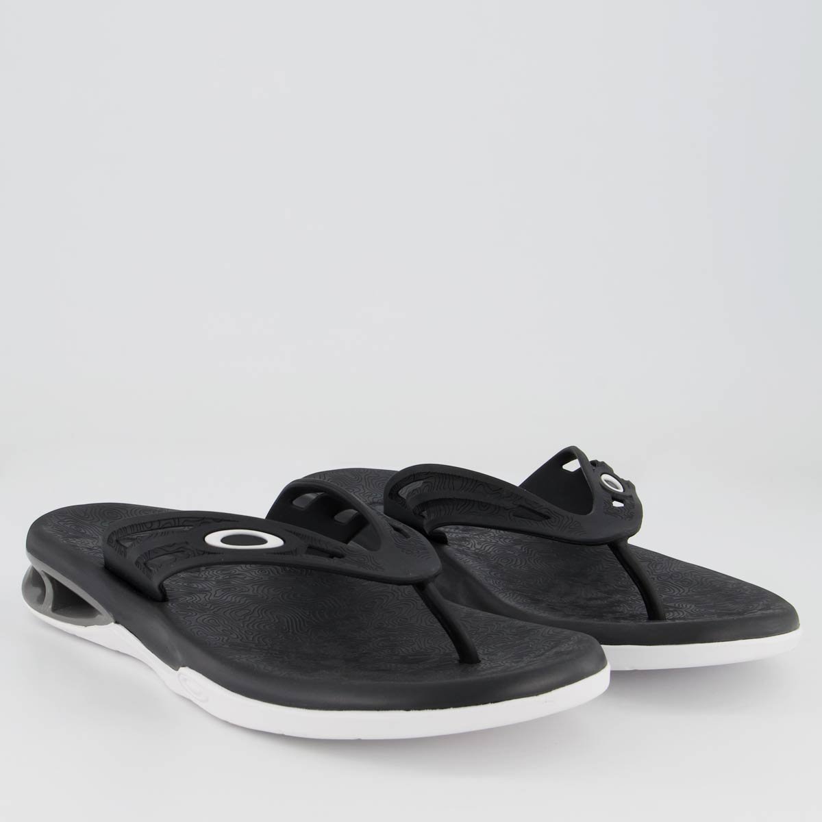 Chinelo Oakley Killer Point II Preto e Branco Preto 3