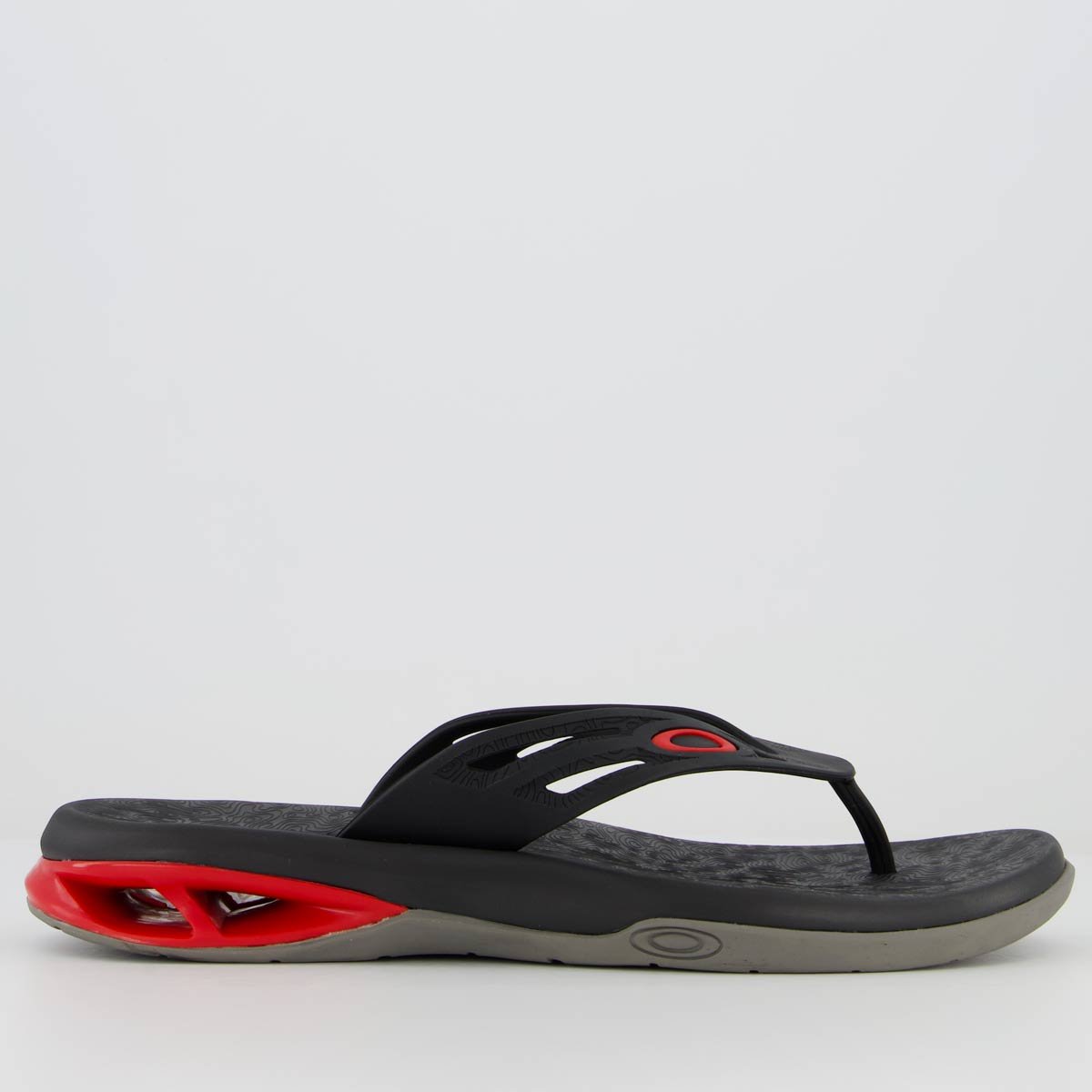 Chinelo Oakley Killer Point II Preto e Vermelho Preto/Vermelho 2