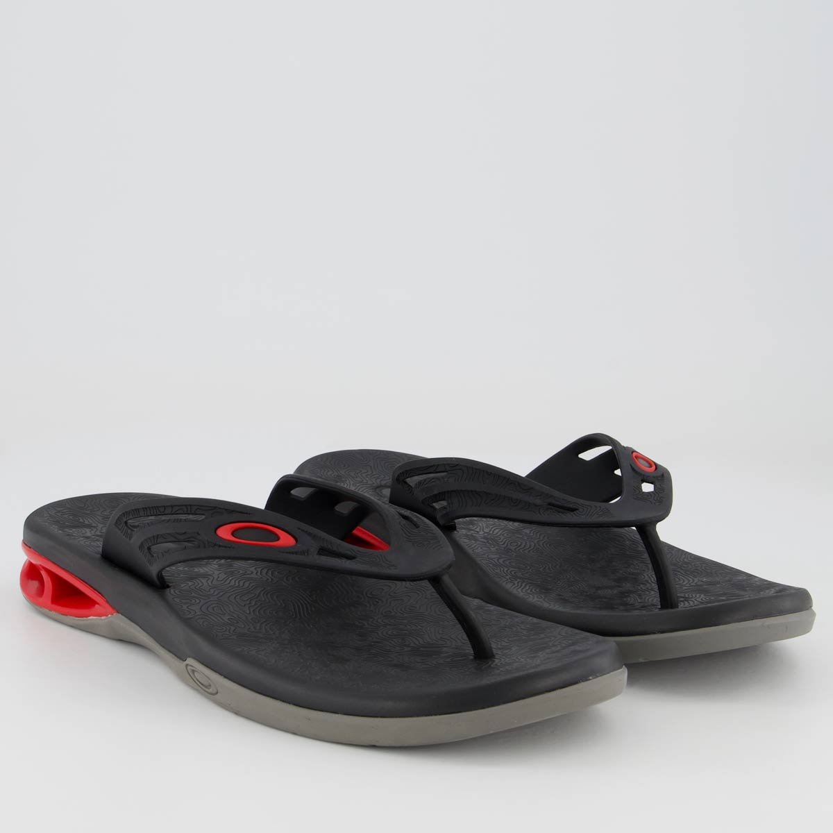 Chinelo Oakley Killer Point II Preto e Vermelho Preto/Vermelho 3
