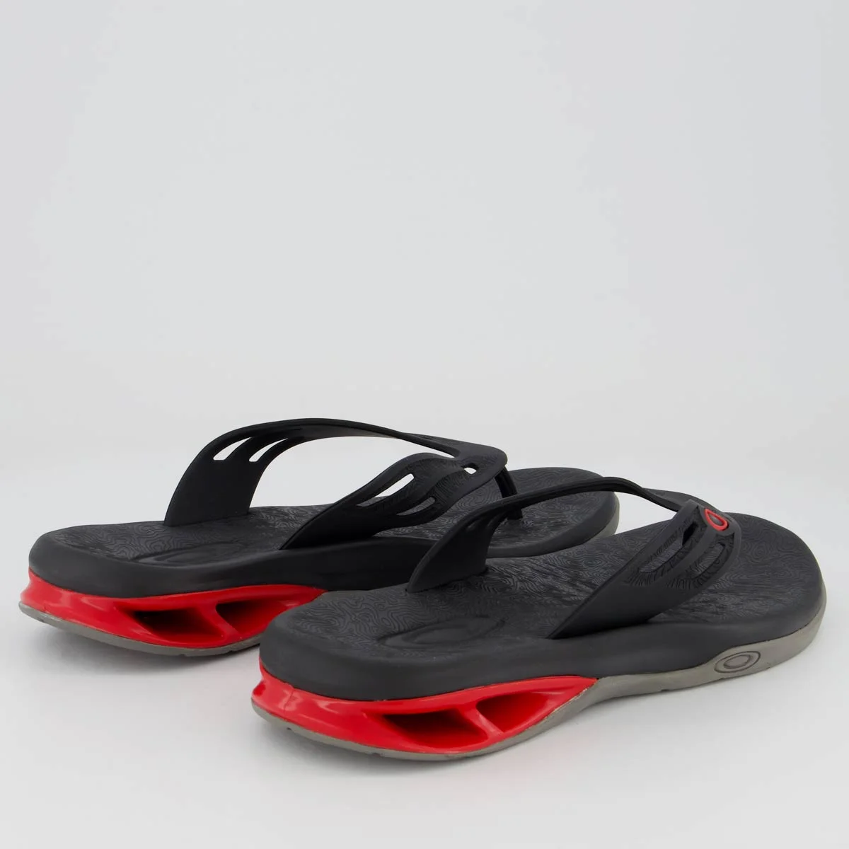 Chinelo Oakley Killer Point II Preto e Vermelho Preto/Vermelho 4