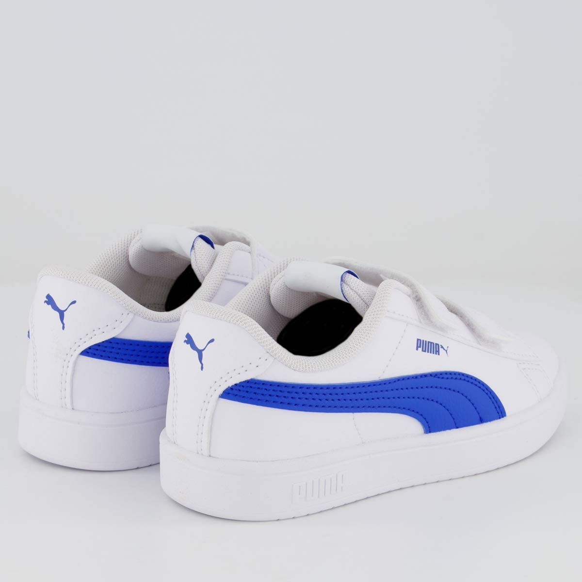 Tênis Puma Rickie Classic Infantil Branco e Azul Branco/Azul 3