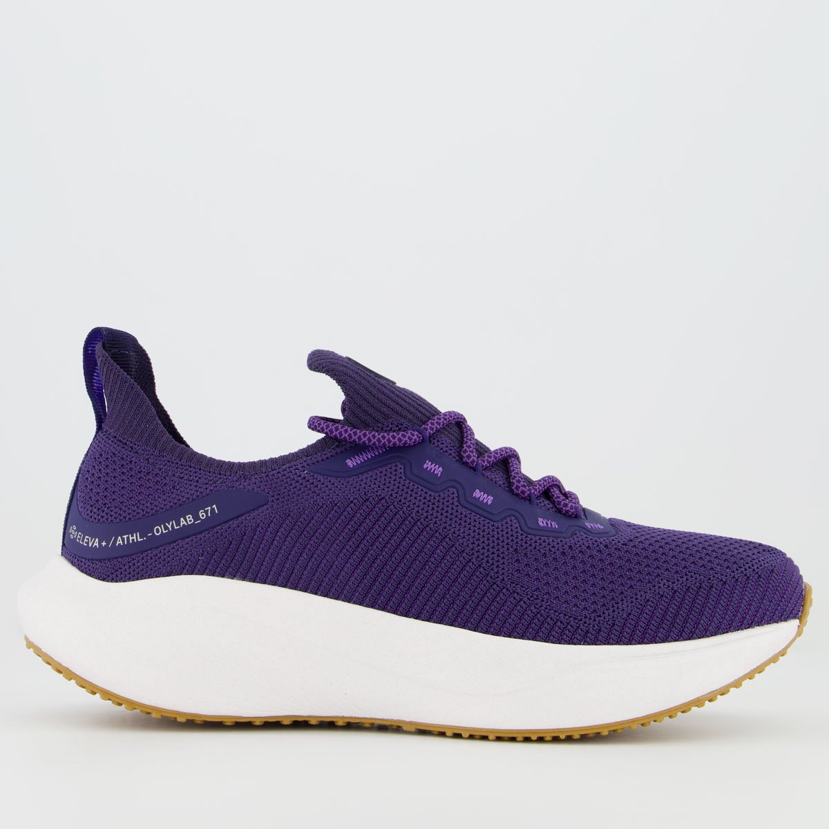 Tênis Olympikus Adrena Feminino Roxo e Branco Roxo 1