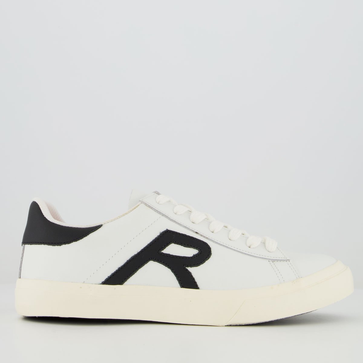 Tênis Reserva Type R Clean Branco e Preto Branco/Preto 1