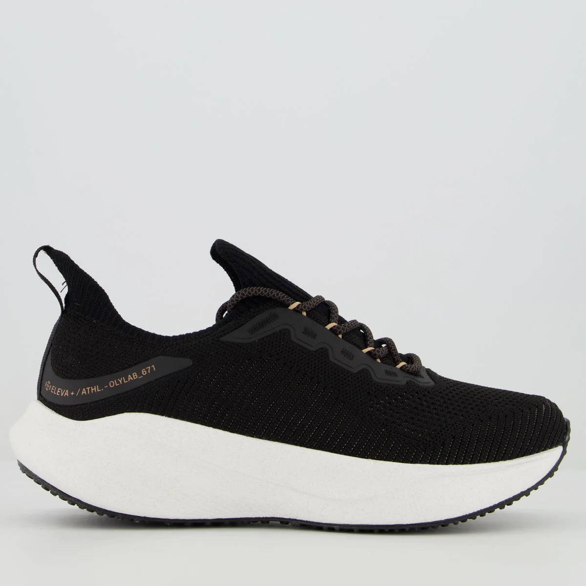 Tênis Olympikus Adrena Feminino Preto e Branco Preto 4
