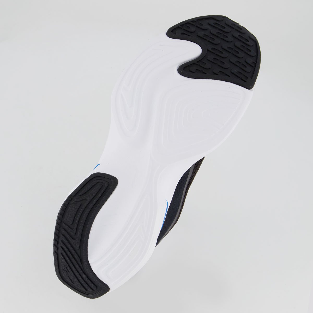 Tênis Fila Recovery Preto e Azul Preto/Azul 5