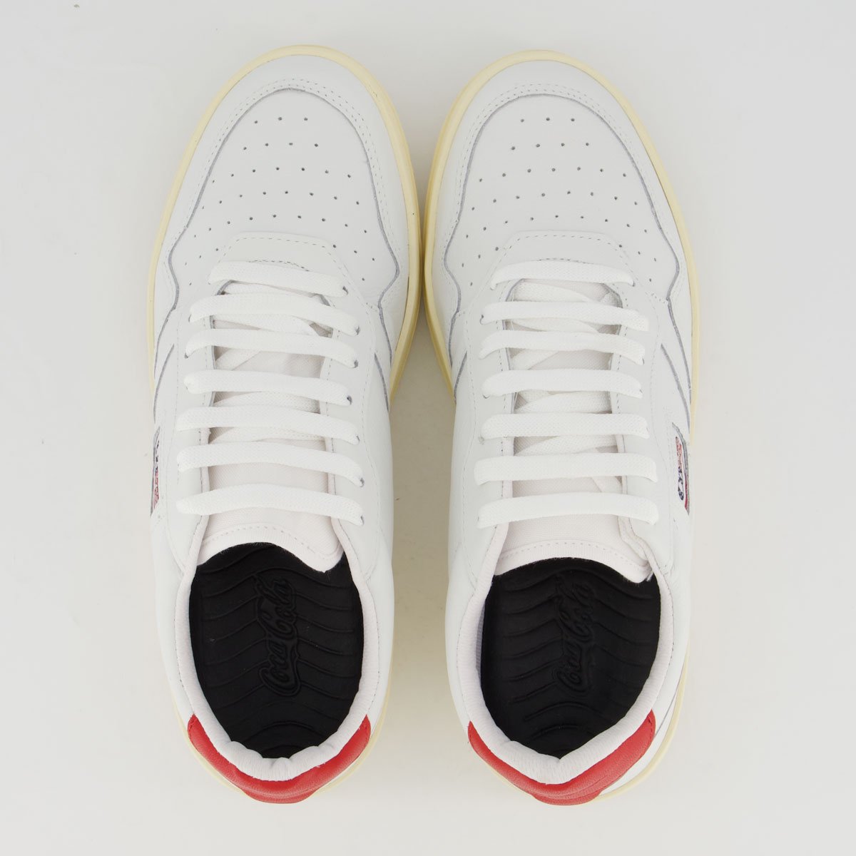 Tênis Coca Cola March Ray Leather Branco e Off White Branco 4