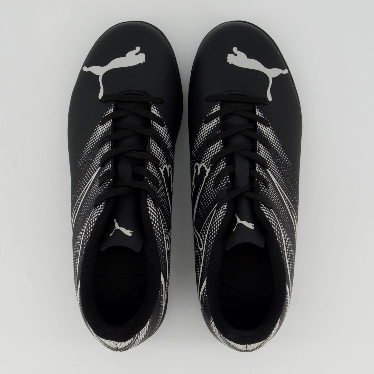 Chuteira Puma Attacanto TT BDP Society Preta e Branca Preto/Branco 4