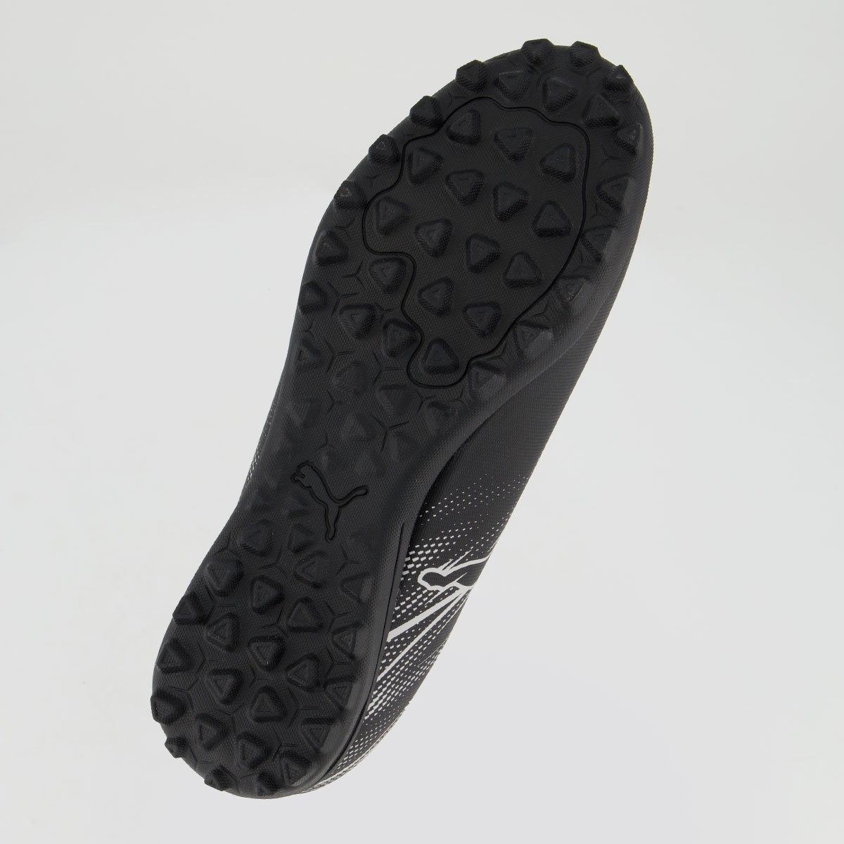 Chuteira Puma Attacanto TT BDP Society Preta e Branca Preto/Branco 5