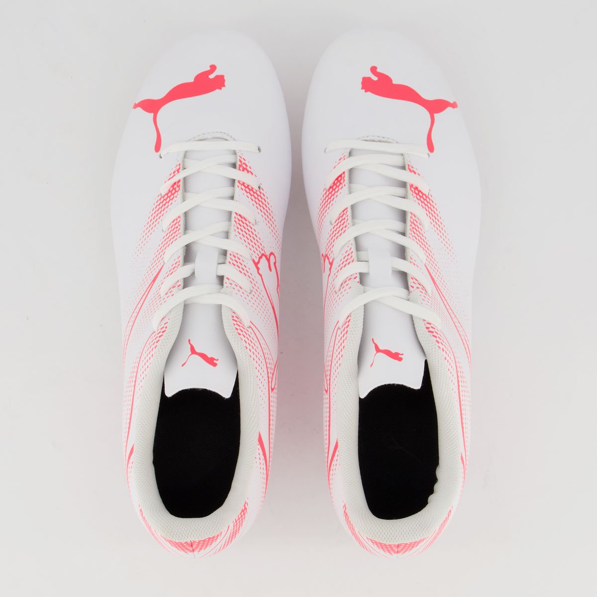 Chuteira Puma Attacanto FG/AG BDP Campo Branca Branco 4