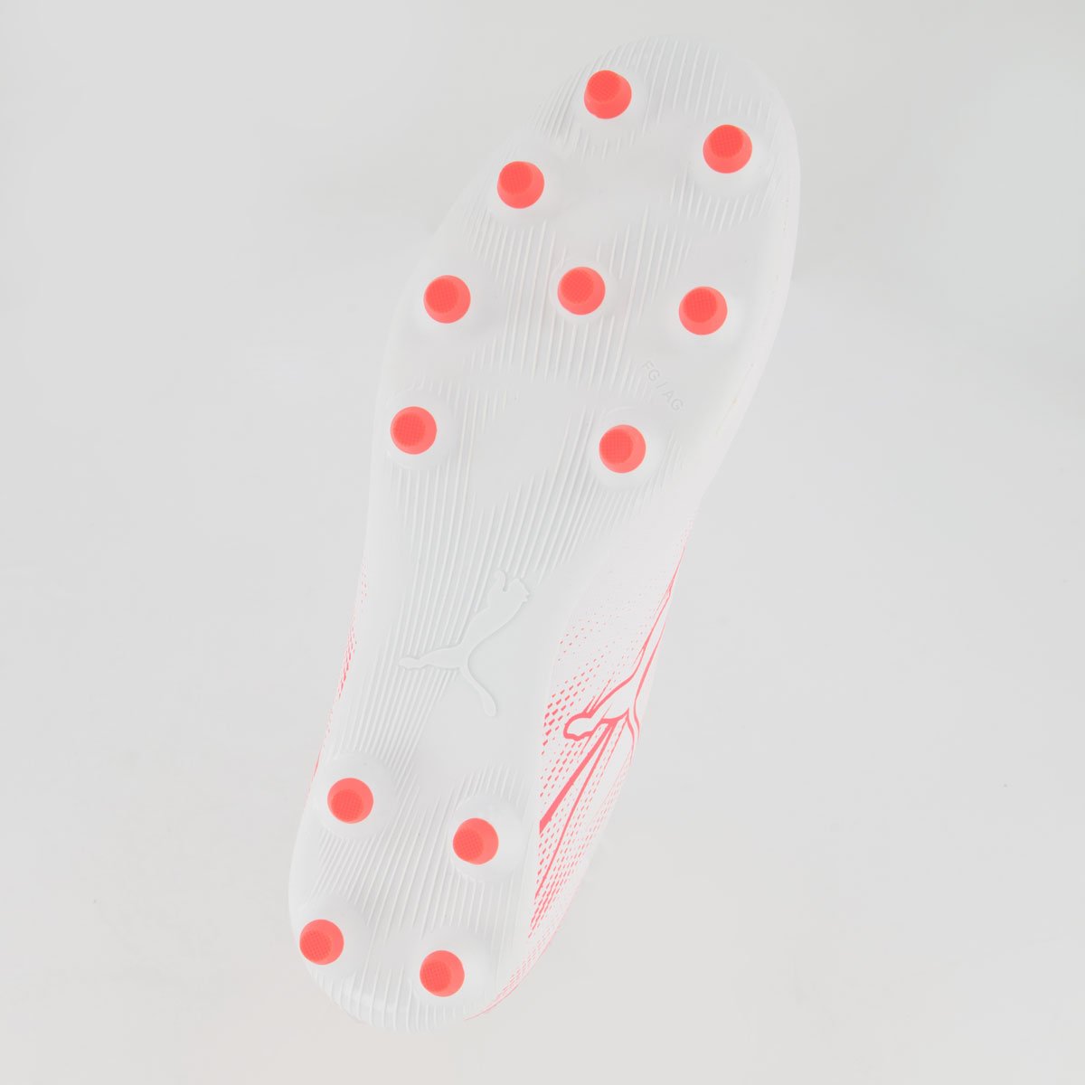 Chuteira Puma Attacanto FG/AG BDP Campo Branca Branco 5