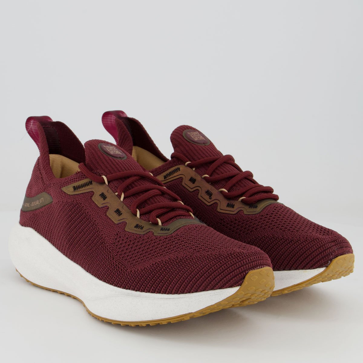 Tênis Olympikus Adrena Feminino Bordô e Branco Bordô/Branco 2