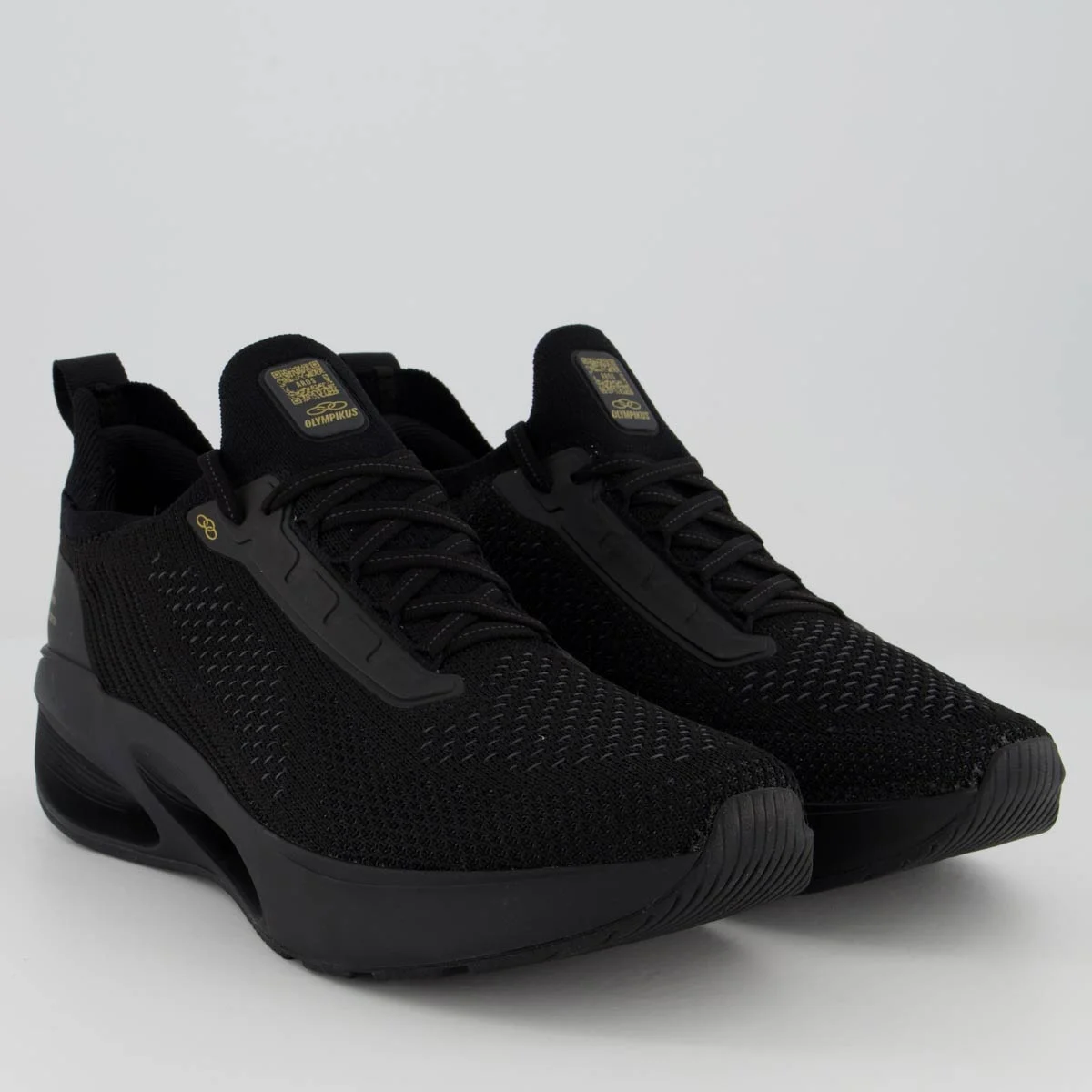 Tênis Olympikus Aros Preto e Dourado Preto/Dourado 2