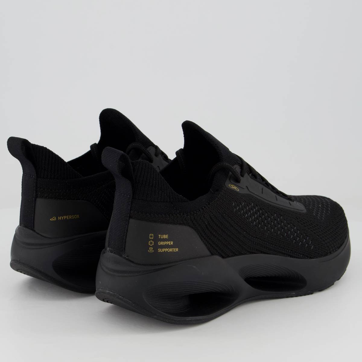 Tênis Olympikus Aros Preto e Dourado Preto 3