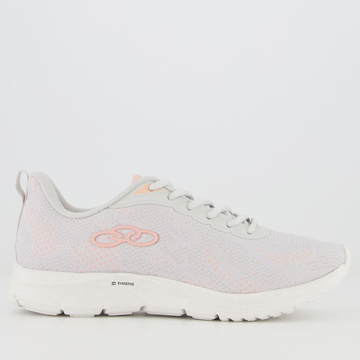 Tênis Olympikus Citrus 2 Feminino Cinza e Salmão 1
