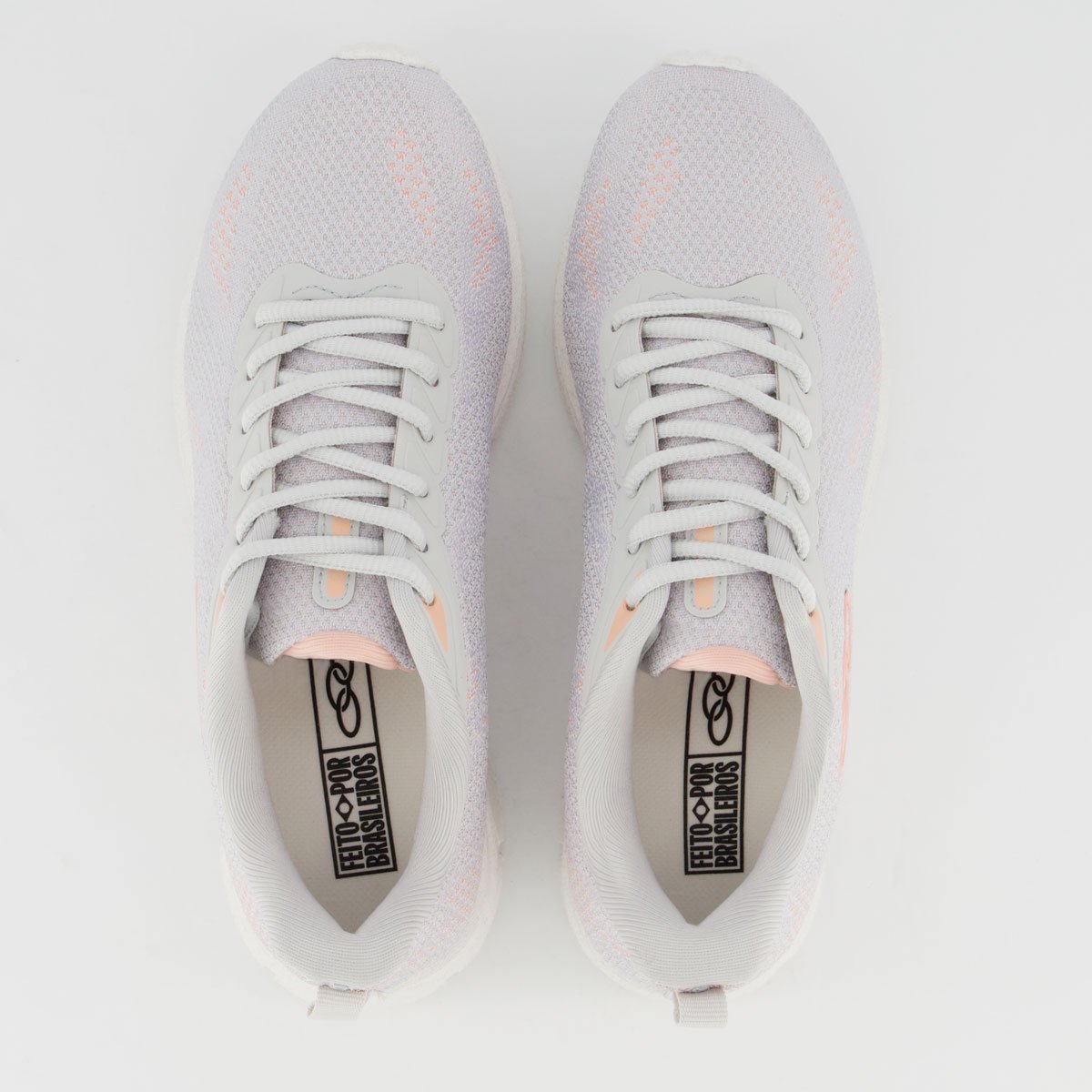 Tênis Olympikus Citrus 2 Feminino Cinza e Salmão Cinza/Salmão 4