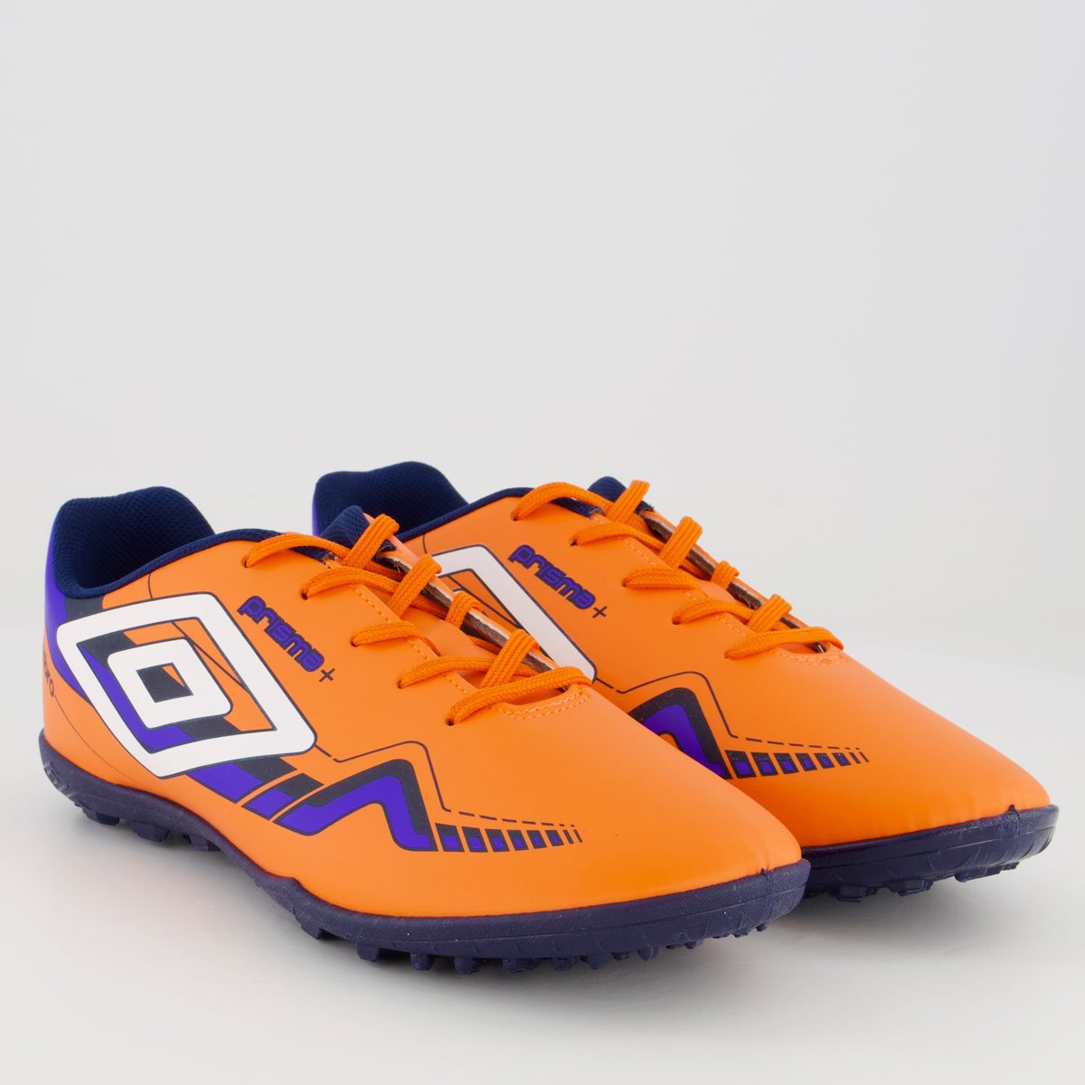 Chuteira Umbro Prisma + Society Laranja Laranja 2