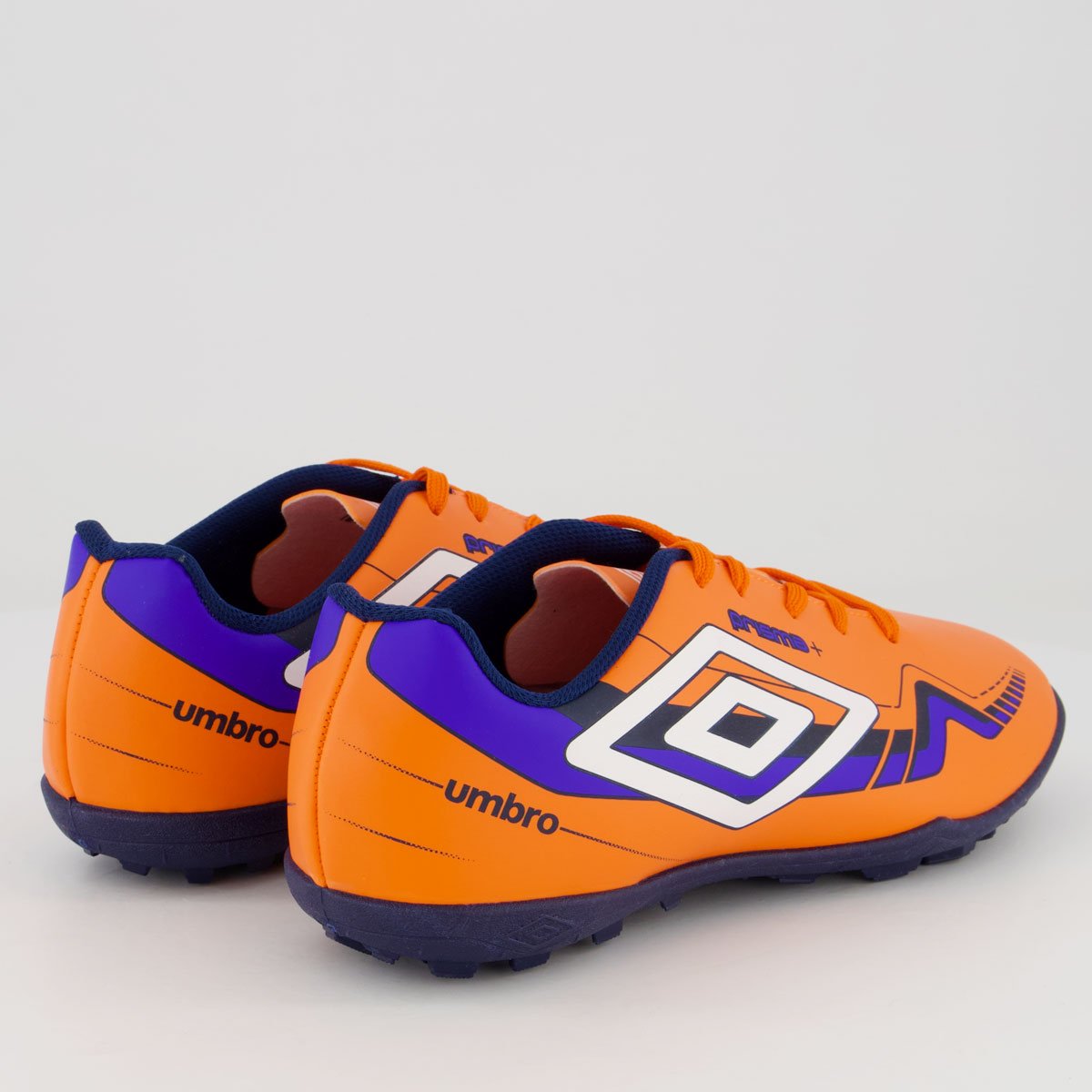 Chuteira Umbro Prisma + Society Laranja Laranja 3