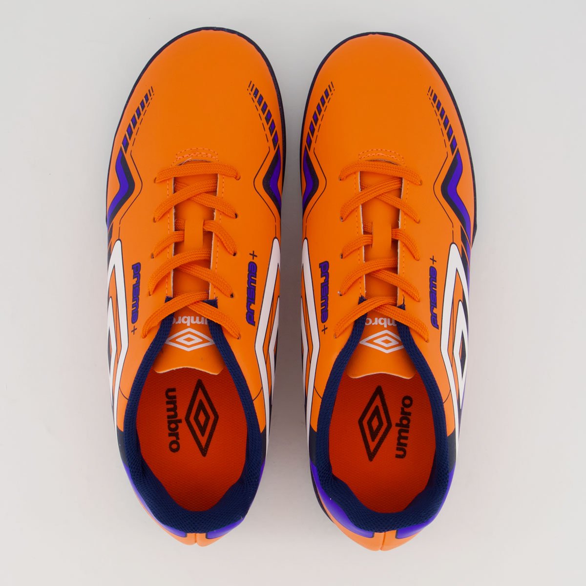 Chuteira Umbro Prisma + Society Laranja Laranja 4