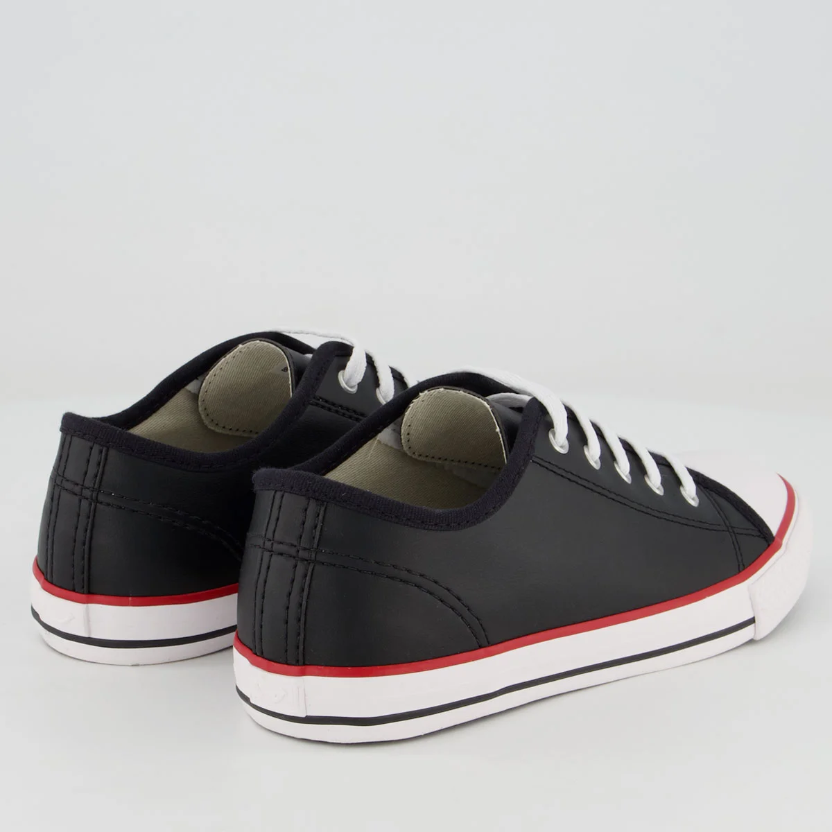 Tênis Diversão Sintético Low Infantil Preto Preto 3