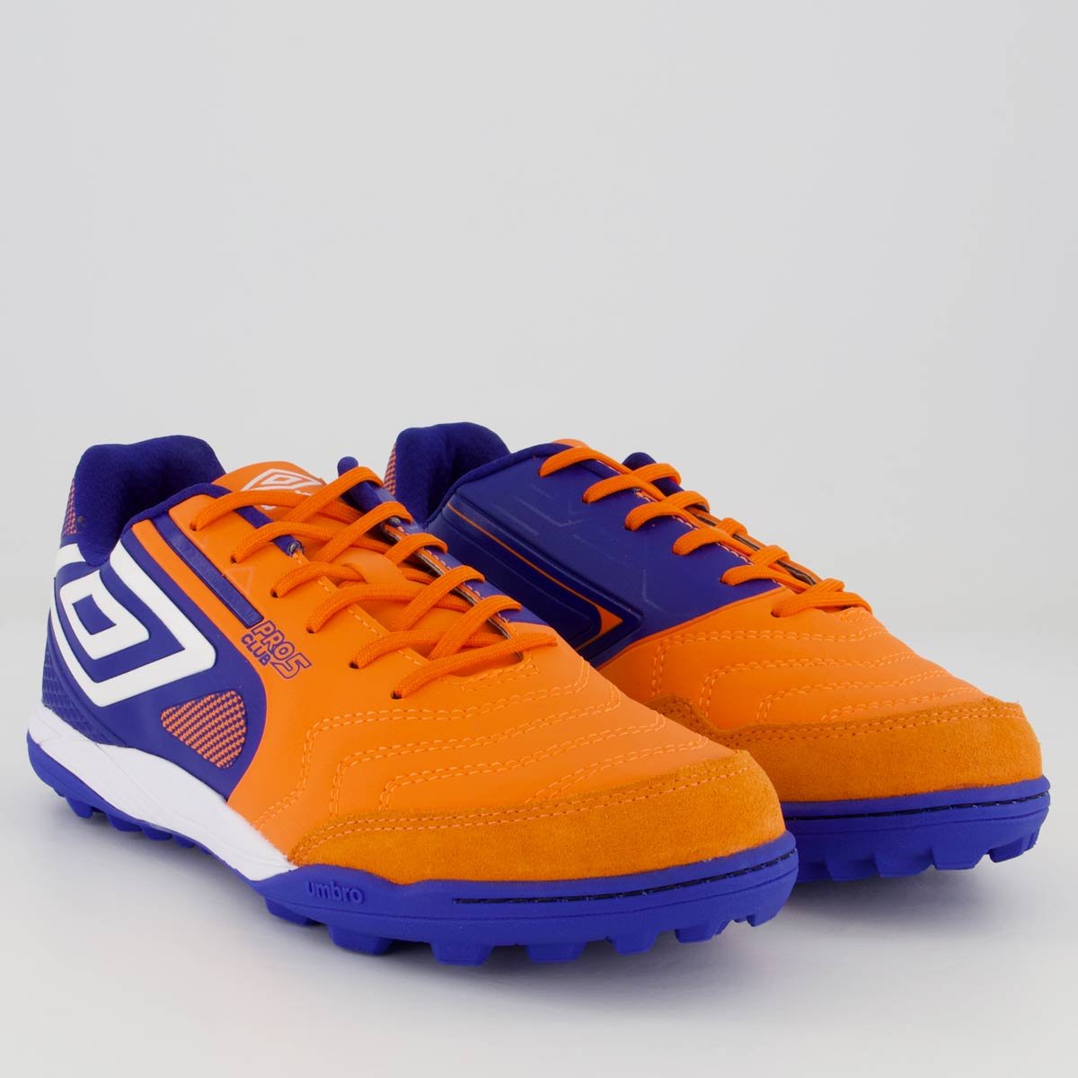 Chuteira Umbro Pro 5 Bump Club Society Laranja Laranja 2