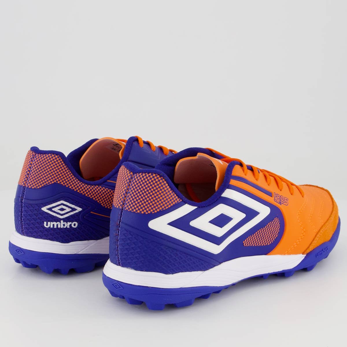 Chuteira Umbro Pro 5 Bump Club Society Laranja Laranja 3