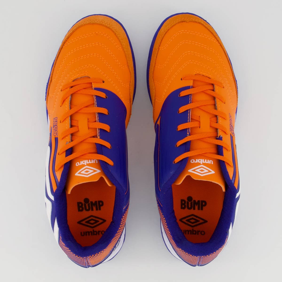 Chuteira Umbro Pro 5 Bump Club Society Laranja Laranja 4