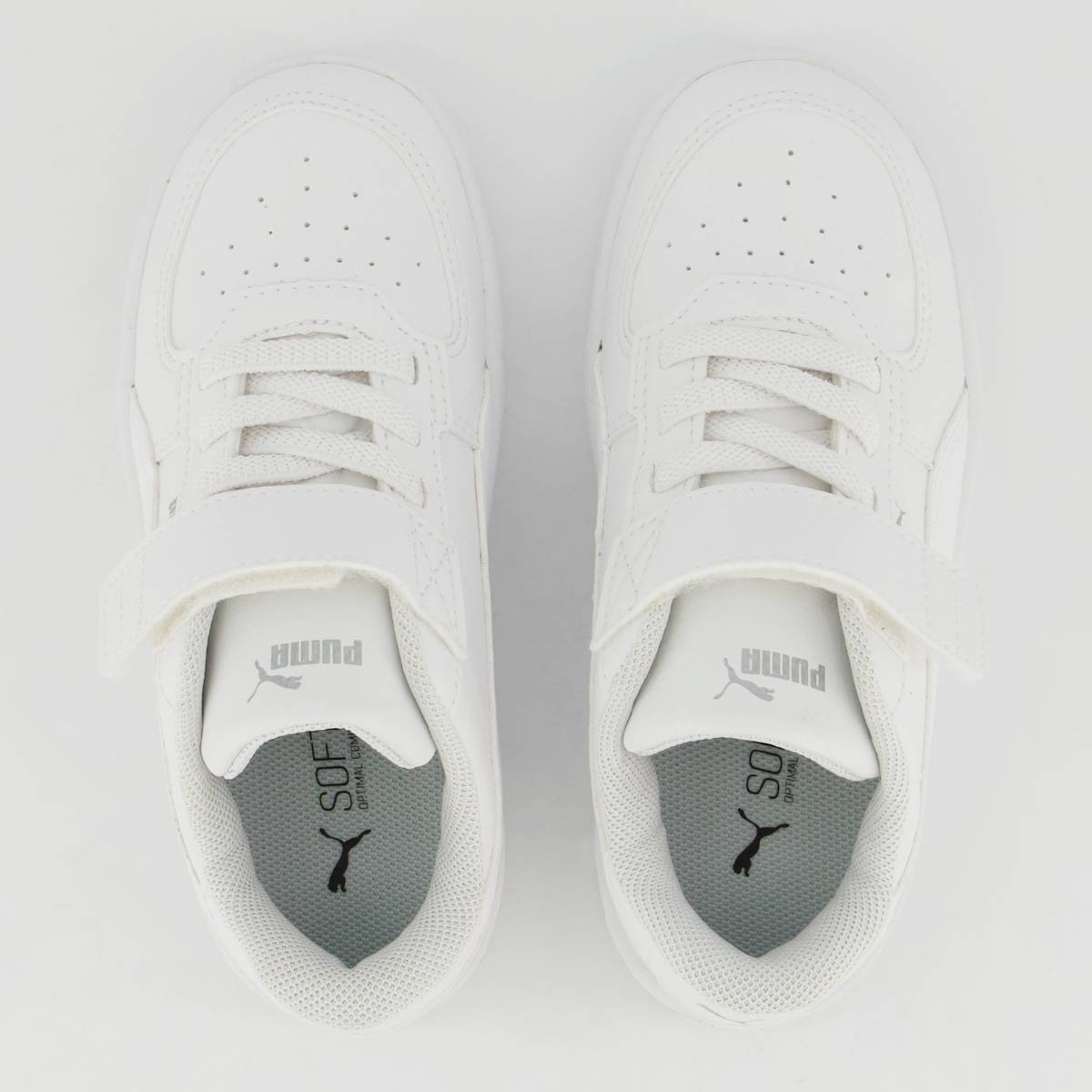 Tênis Puma Caven 2.0 AC Infantil Branco Branco 4