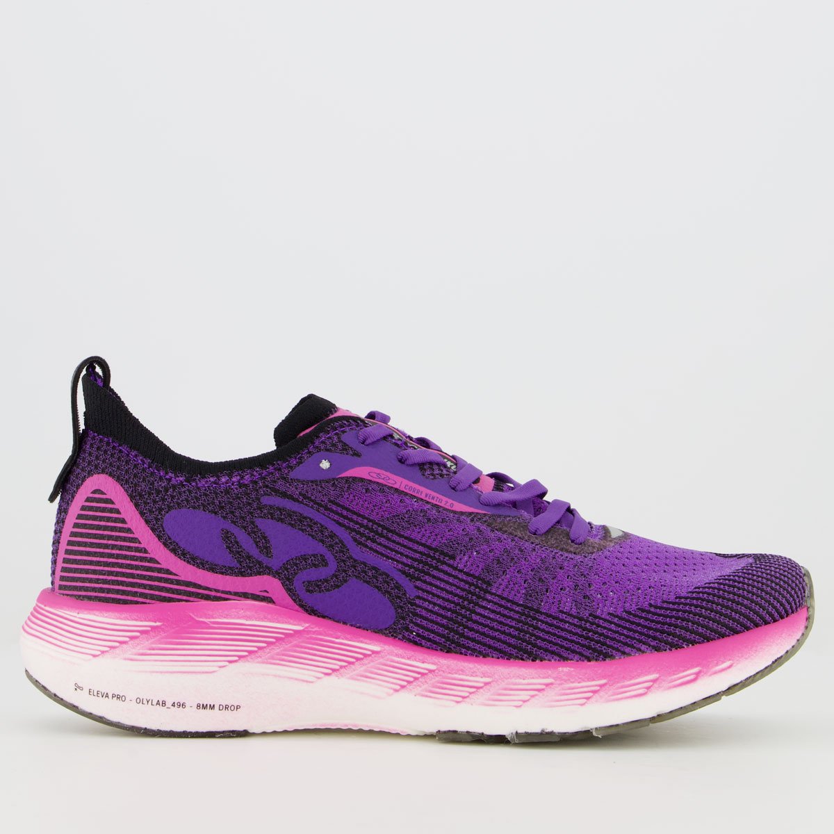 Tênis Olympikus Corre Vento 2 Roxo Roxo 1