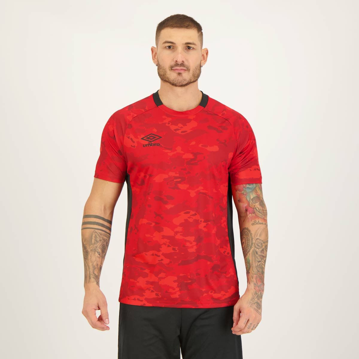 Camisa Umbro Camuflagem Vermelha Vermelho 1