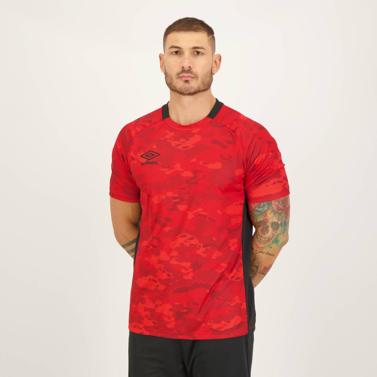 Camisa Umbro Camuflagem Vermelha Vermelho 2