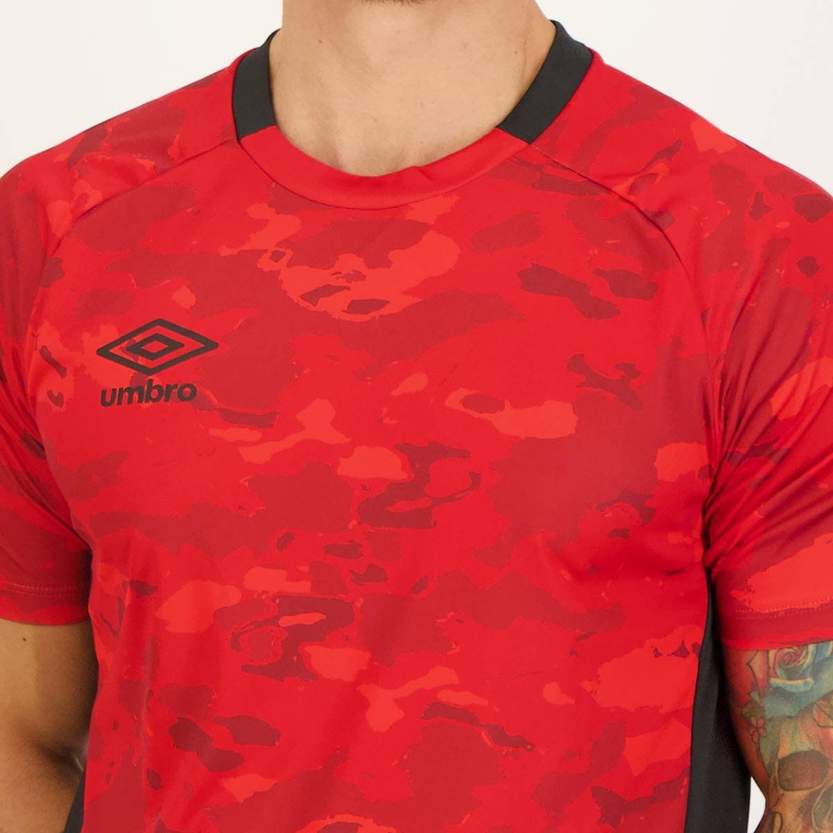Camisa Umbro Camuflagem Vermelha Vermelho 4