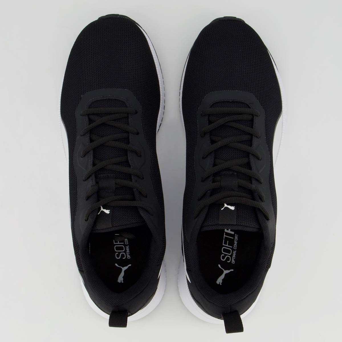 Tênis Puma Flyer Flex BDP Logo Preto e Branco Preto/Branco 4