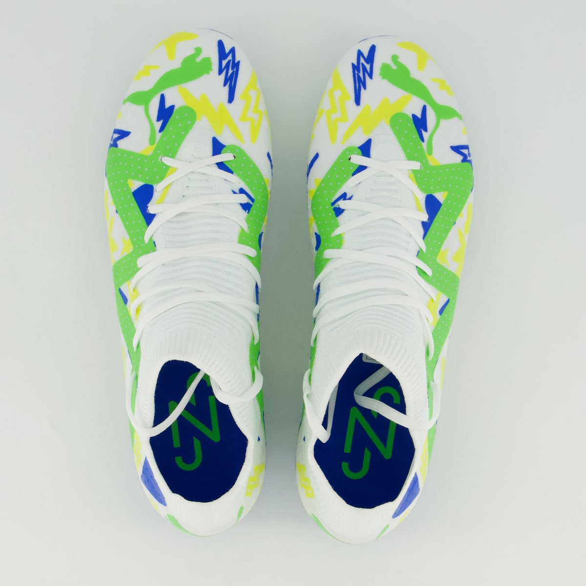 Chuteira Puma Future Match Neymar NJr FG/AG BDP Campo Branca Branco 4