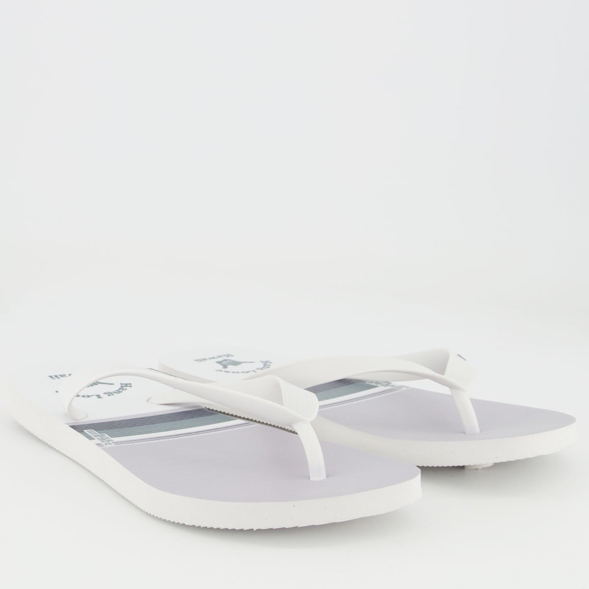 Chinelo Hang loose Stripe Hawaii Branco Branco 3